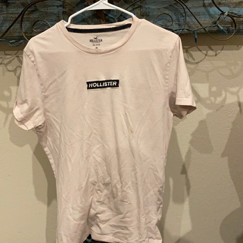 Pink hollister shirt